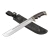 Кованый нож из стали Х12МФ «Цезарь» рукоять из древесины венге и мельхиора