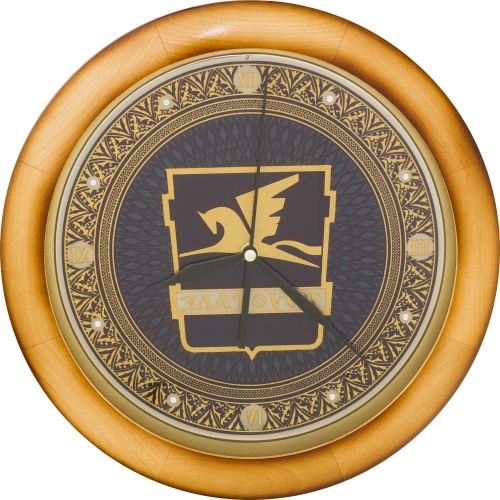 Гравюра на стали - Часы «Герб Златоуста»