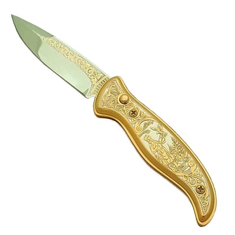 Складной нож подарочный «Соколиная охота»