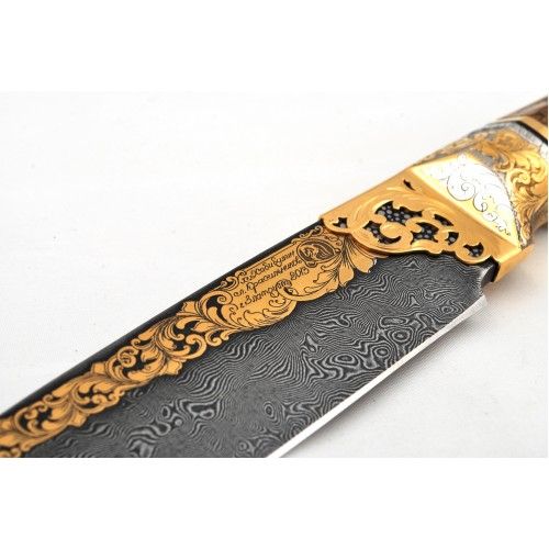 Нож «Артыбаш» сувенирный (дамаск, ручная работа)