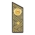 Часы "Погон генерал" цвет золото камень змеевик 60х40х150 мм 300 гр.