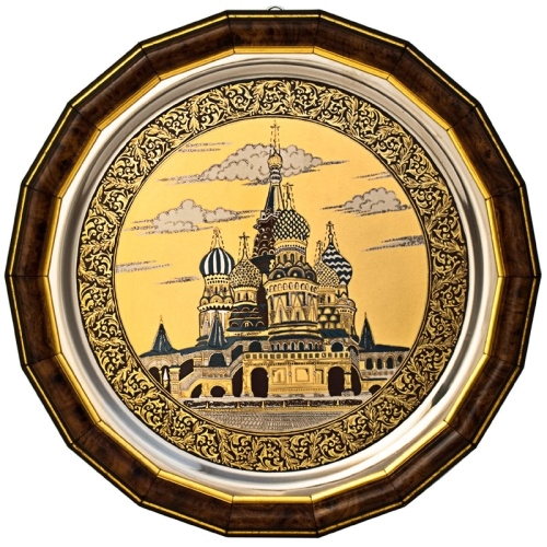 Настенная икона «Собор Василия Блаженного» (вариант 2)