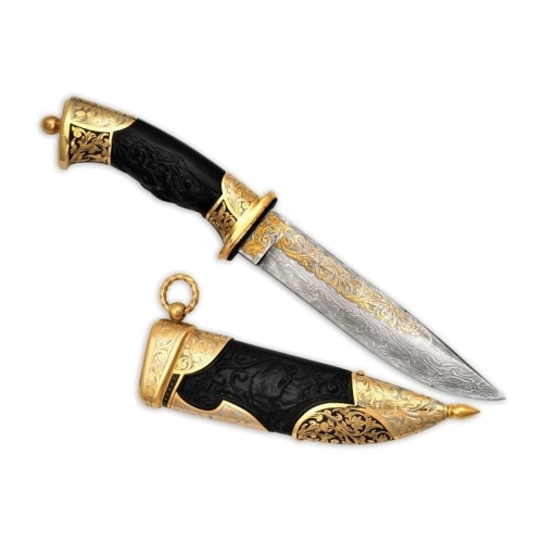 Нож «Пикник» сувенирный (дамаск)