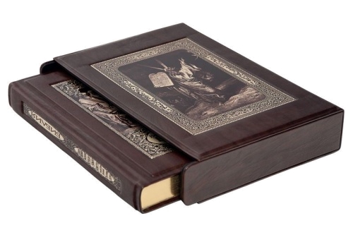 Книга «Библия в гравюрах Гюстава Доре» в кожаном переплете