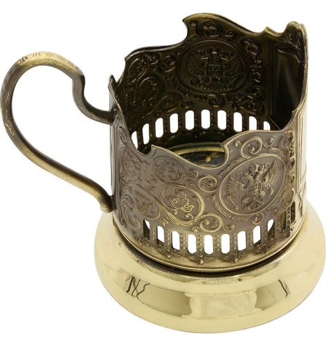 Подстаканник чайный (с гербом России)