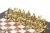 Шахматы "Спартанцы" из лемезита и мрамора 28х28 см