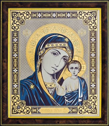 Настенная икона казанской богоматери (вариант 3)