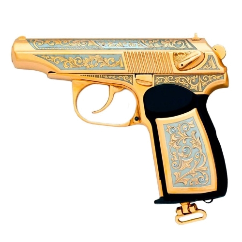 Подарочный пистолет ПМ «Макарова MP-654K», украшенный