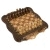 Подарочные шахматы и нарды (2 в 1) «Арарат» с бронзой. 30х30 см.