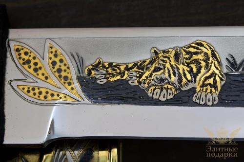 Кованый нож из нержавеющей стали "Тигр"