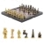 Шахматы "Северные народы" бронза креноид 36,5х36,5 см