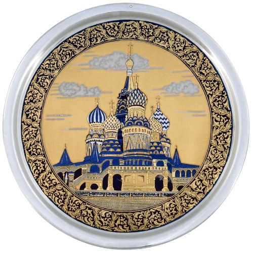 Настенная икона «Собор Василия Блаженного» г. Златоуст