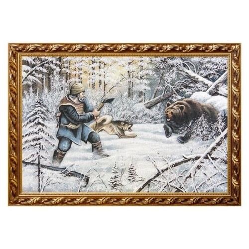 Картина «Охота на медведя» (40х60 см)