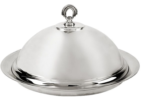 Серебряное Блюдо и крышка для горячего (вариант 2), посуда