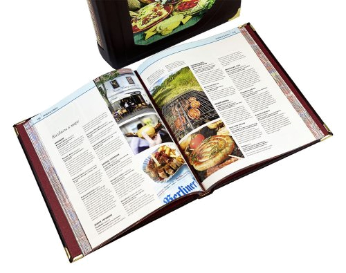 Подарочное издание "Лучшие кулинарные путешествия. Лучшие блюда и рестораны мира" ( в коробе)