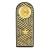 Часы "Погон генерал" цвет золото камень змеевик 40х60х150 мм 300 гр.