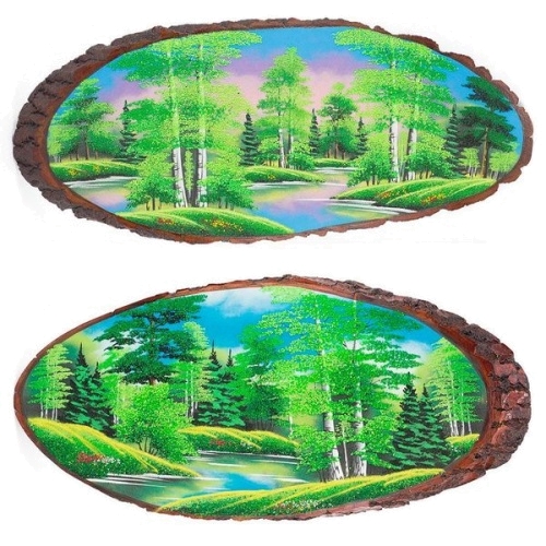 Картина на дереве «Лето», горизонтальное 100-105 см