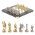 Шахматы "Римляне" мрамор офиокальцит 28х28 см