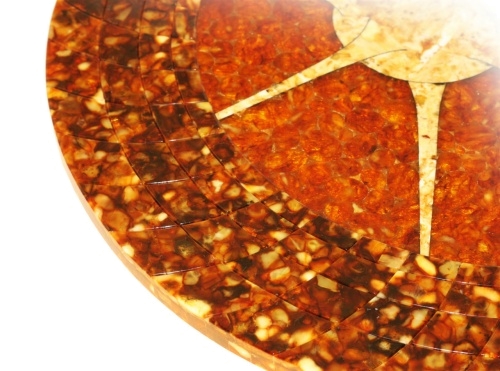 столешница-мозаика "Звёзды" из янтаря