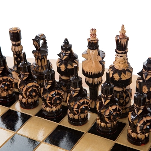 Стол шахматный с баром в виде кареты