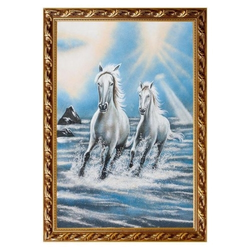 Картина «Лошадь с жеребенком» (вариант 2), (40х60 см)