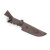 Нож из дамасской стали «Скиф» резная рукоять из ценных пород древесины