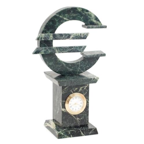 Часы "Евро" змеевик 140х80х230 мм 1200 гр.