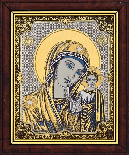 Настенная икона казанской богоматери (вариант 4)