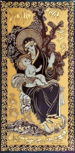 Настенная икона «Мария с младенцем» г. Златоуст
