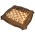 Подарочные шахматы и нарды (2 в 1). 60х60 см. 