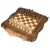 Подарочные шахматы и нарды (2 в 1) «Арарат» с бронзой. 40х40 см.