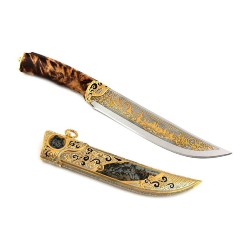 Нож «Атаман» сувенирный Волчья охота