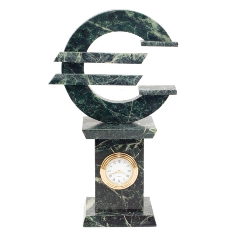 Часы "Евро" змеевик 140х80х230 мм 1200 гр.