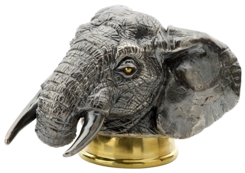 Серебряная Стопка-перевертыш «Слон»