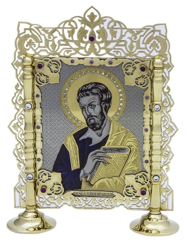 Икона «Святой Апостол Евангелит Лука на подставке»