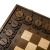 Подарочные шахматы и нарды (2 в 1) с гранатами. 30х30 см. Армения (Haleyan)