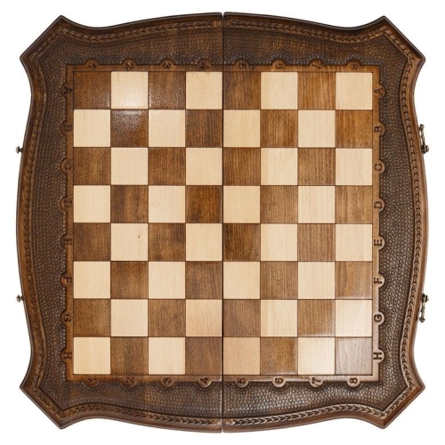 Подарочные шахматы и нарды (2 в 1). 53х52 см. 