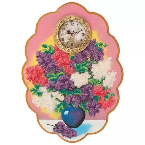 Часы с картиной «Сирень» 48х66 см