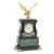 Часы "Орел" азурмалахит бронза 150х75250 мм 1850 гр.